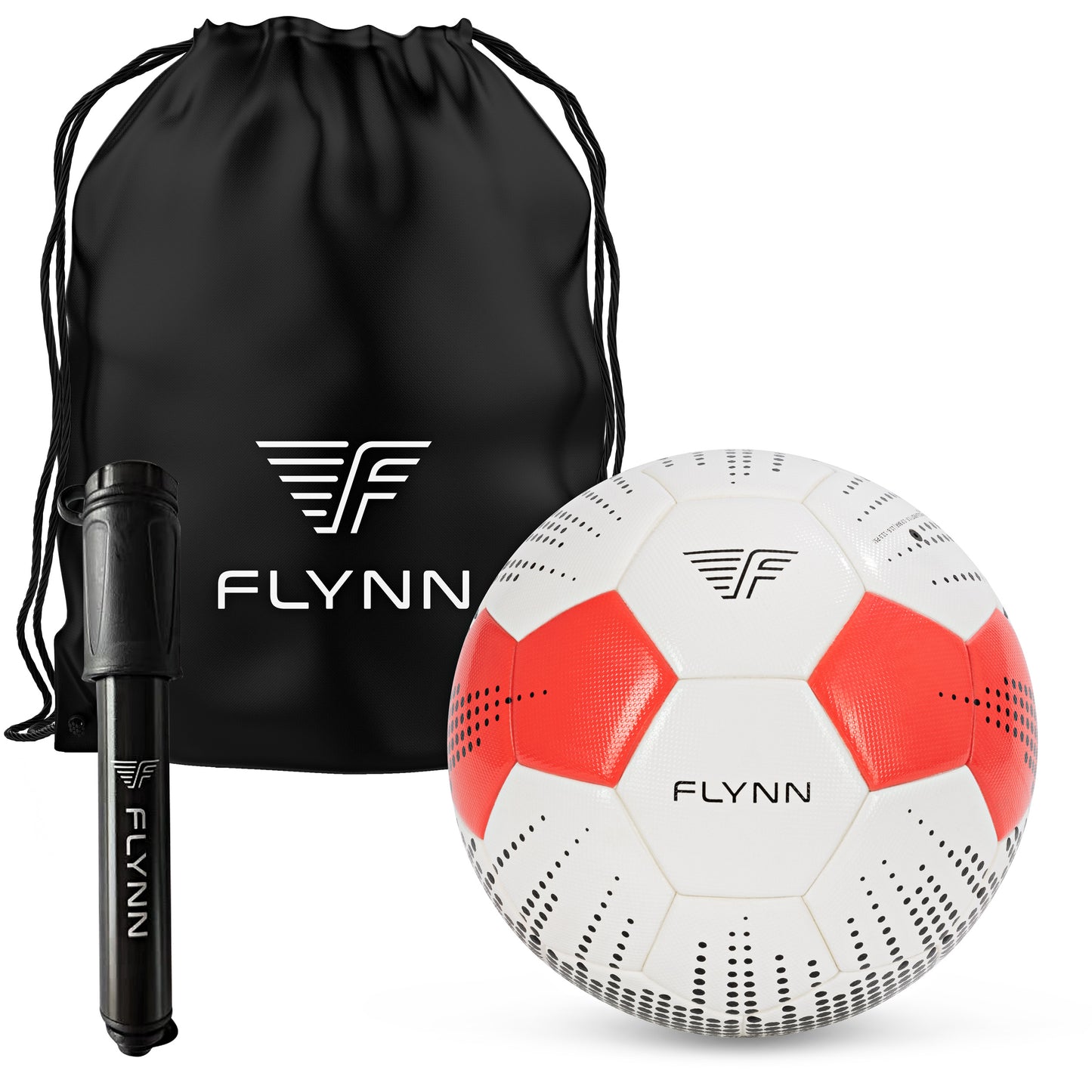 Flynn Soccer Ball with bag and pump